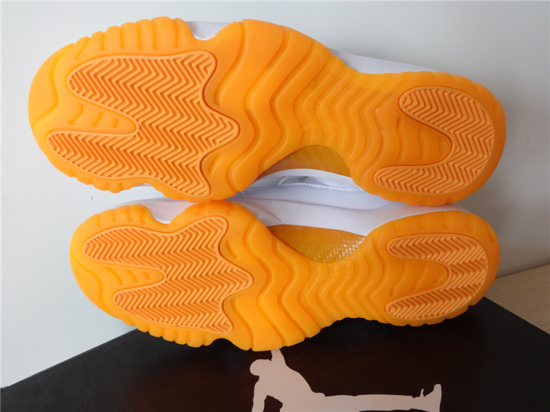 Authentic Air Jordan Xi Retro Low Wmns White Citrus