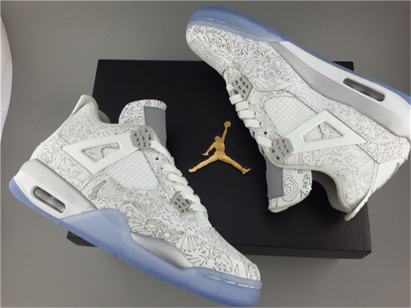 Authentic Air Jordan 4 \"laser\"