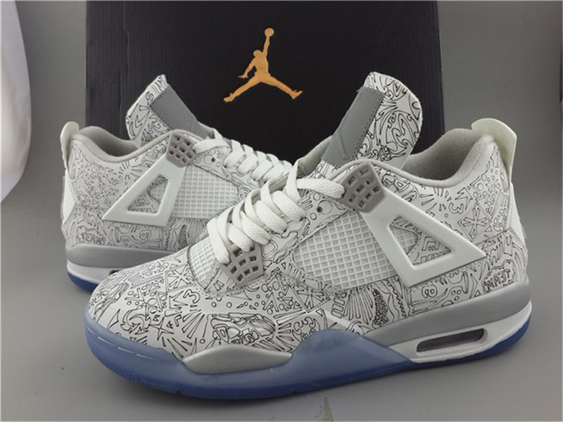 Authentic Air Jordan 4 \"laser\"