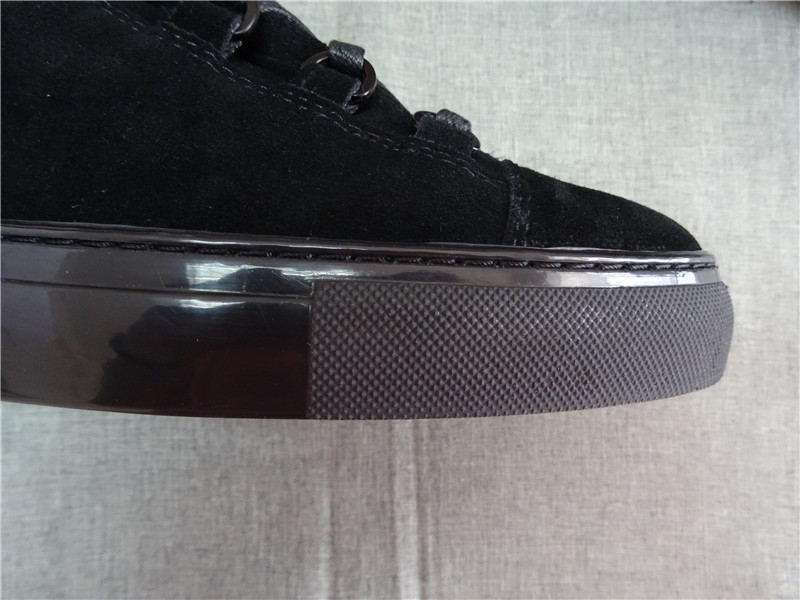 Super Perfect Balenciaga Arena Black High Sneakers