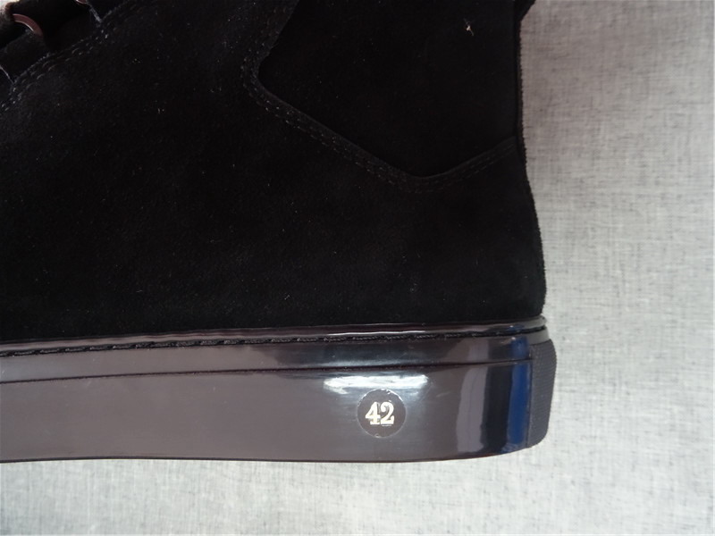 Super Perfect Balenciaga Arena Black High Sneakers