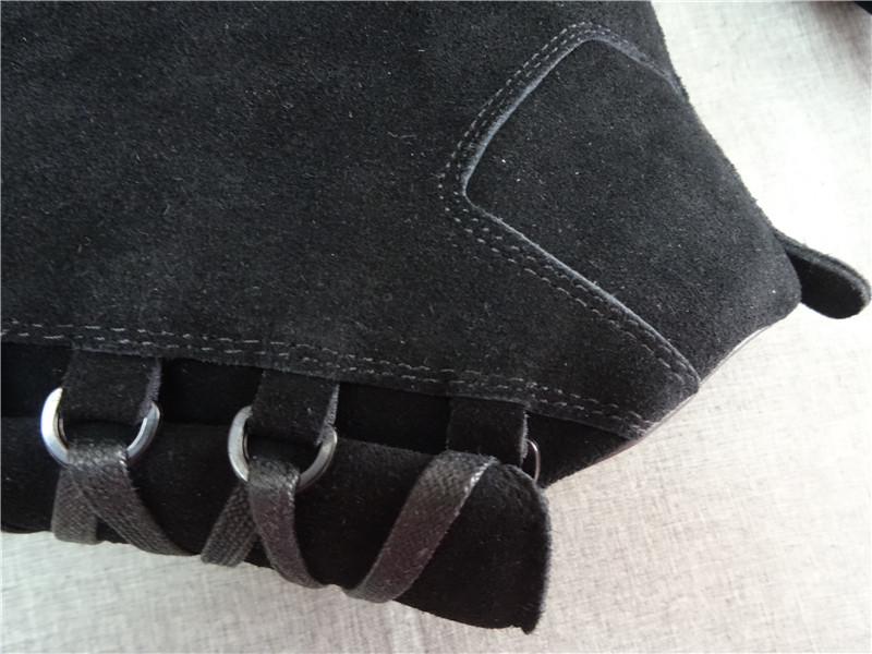 Super Perfect Balenciaga Arena Black High Sneakers