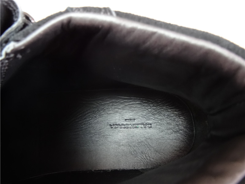 Super Perfect Balenciaga Arena Black High Sneakers