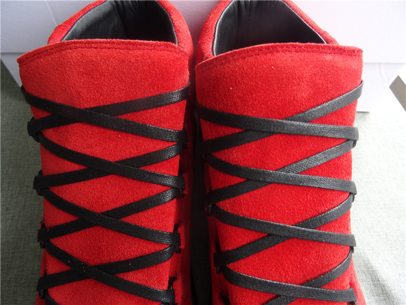 Super Perfect Balenciaga Arena Red High Sneakers