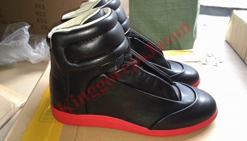 Super Max Perfect Martin Margiela High Black Red