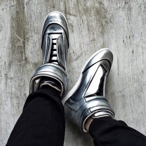 Super Max Perfect Martin Margiela High Silver