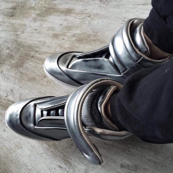 Super Max Perfect Martin Margiela High Silver
