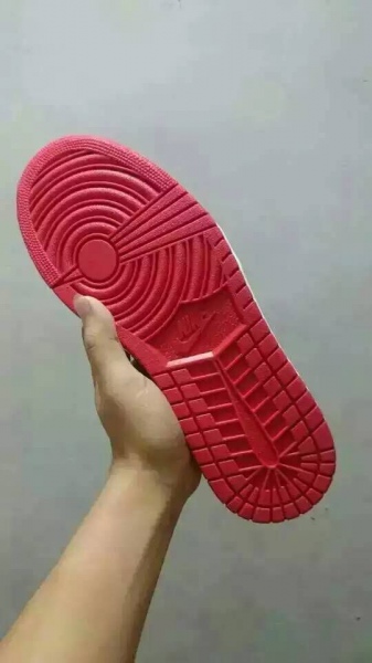 Authentic Air Jodan 1s Black Red Silver 3m