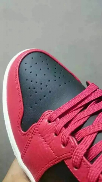 Authentic Air Jodan 1s Black Red Silver 3m