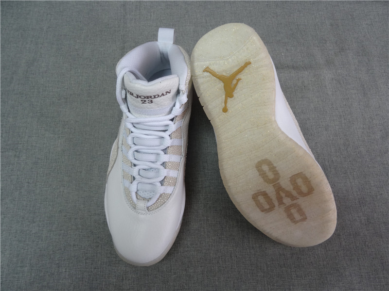 Authentic Air Jordan 10 Los Angeles OVO Limited Pairs