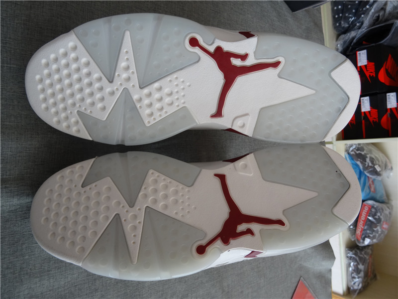 Authentic Air Jordan 6 Maroon