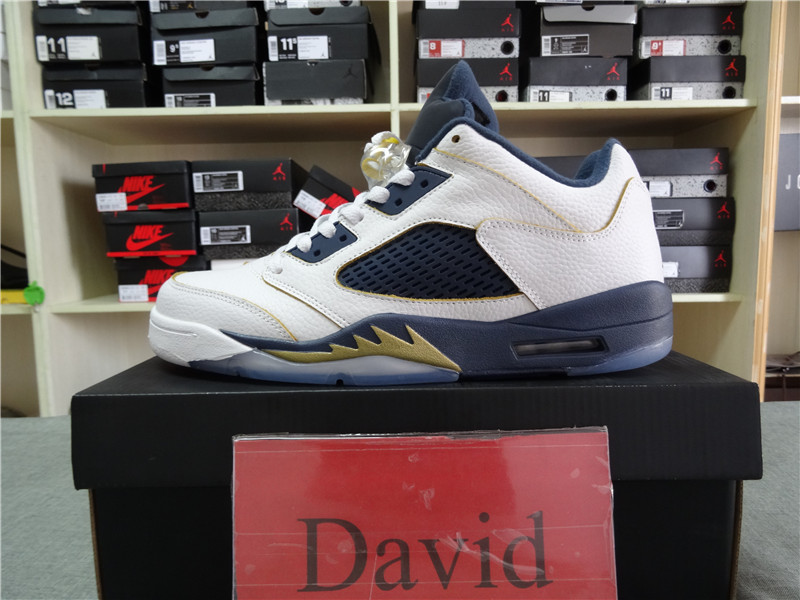 Authentic Air Jordan 5 Low Dunk From Above