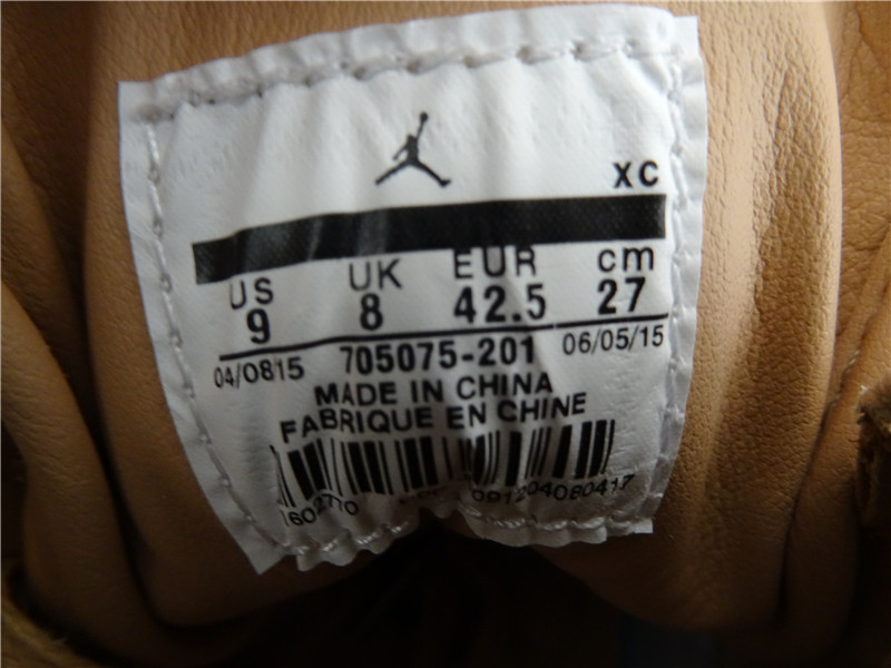 Authentic Air Jordan 1 Pinnacle Vachetta Tan