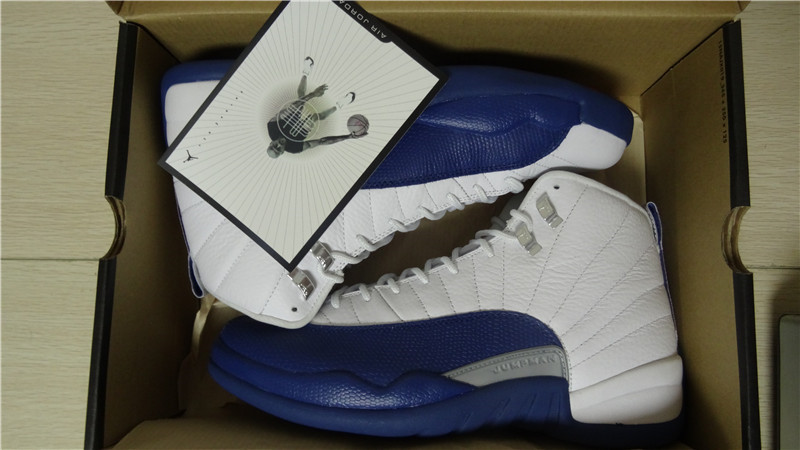 Authentic Air Jordan 12 French Blue