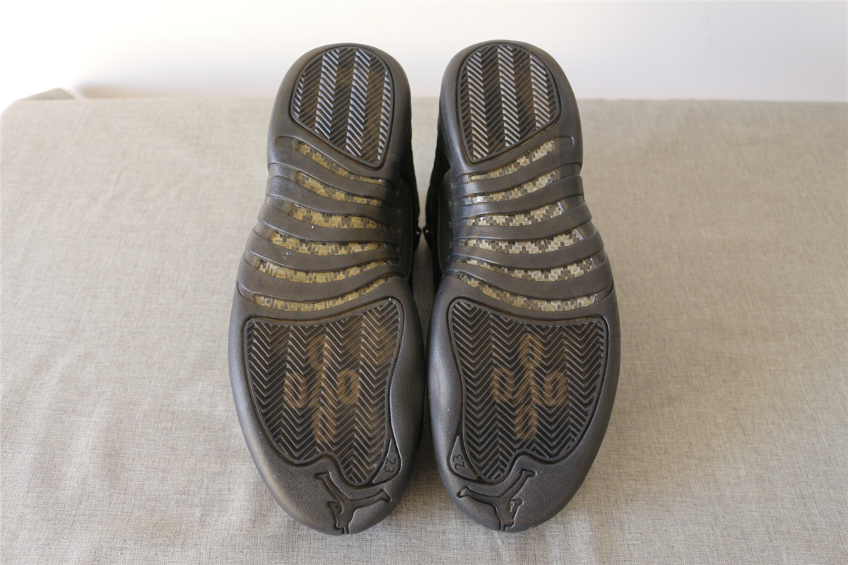 Authentic Air Jordan 12s OVO Black