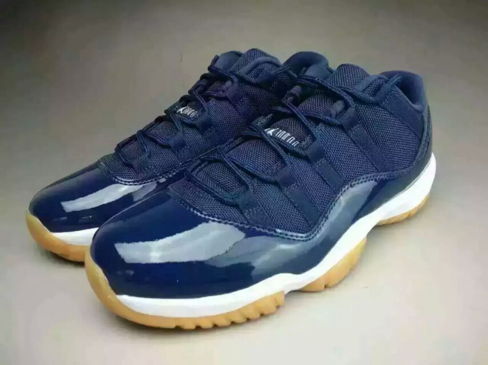Authentic Air Jordan 11 Low Navy
