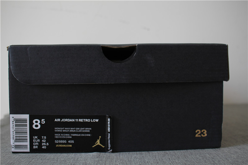 Authentic Air Jordan 11 Low Navy
