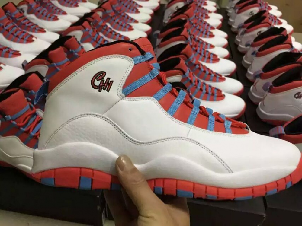 Authentic Air Jordan 10 Chicago Flag