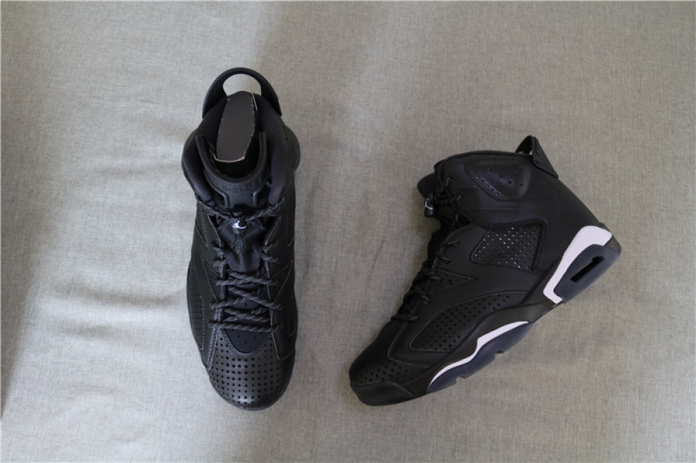 Authentic Air Jordan 6 Black Cat Aj6 3m