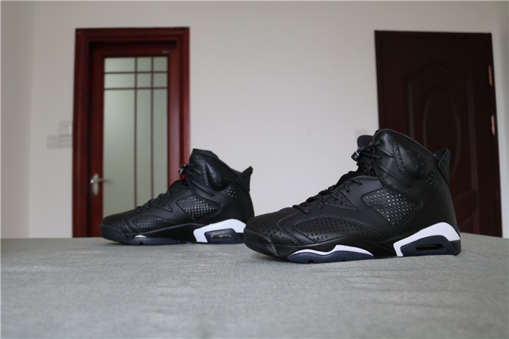 Authentic Air Jordan 6 Black Cat Aj6 3m