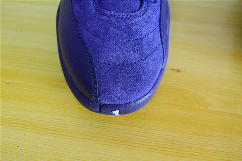 Authentic Air Jordan 12 Blue Suede