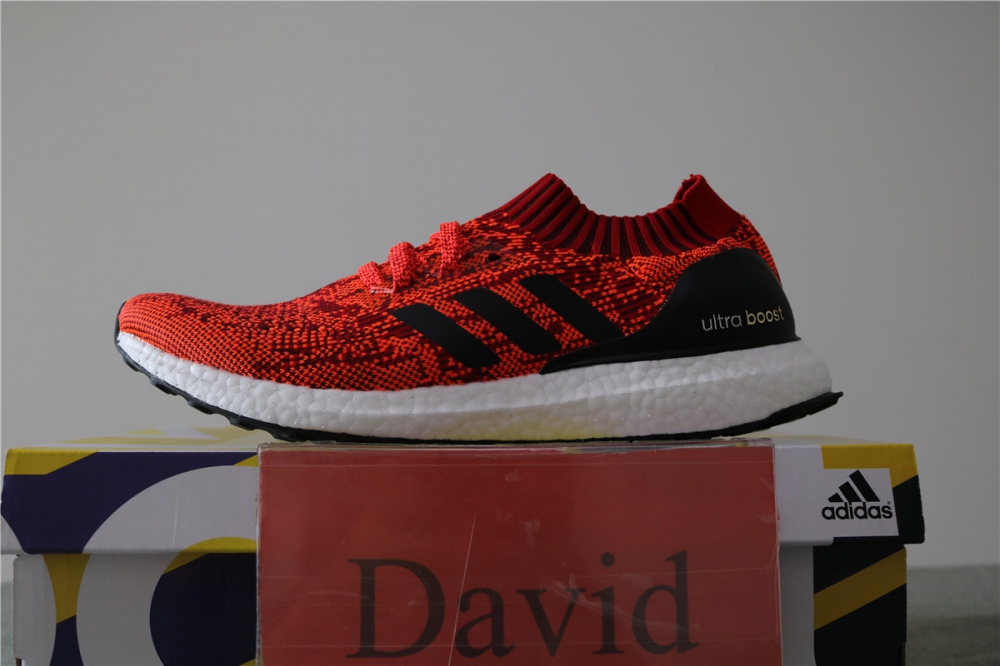 Limited Real Adidas Uncaged Ultra Boost Olympic Edition Red 3 Stripes