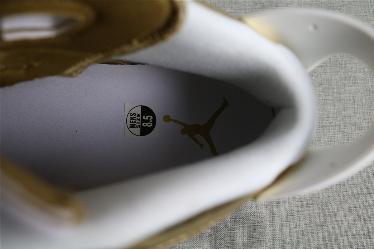 Authentic Air Jordan 6 Pinnacle Metallic Glod Aj6
