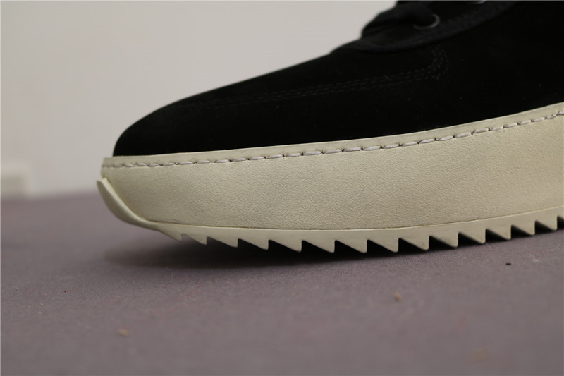 Authentic Exclusive Fear Of God Military Sneaker Boots Black White Real Leather Fog