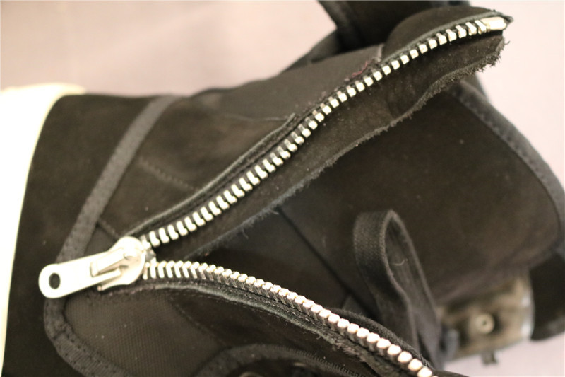 Authentic Exclusive Fear Of God Military Sneaker Boots Black White Real Leather Fog