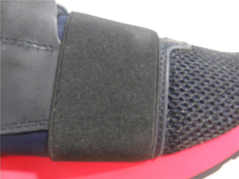 Super Perfect Balenciaga Red Sole Race Runner Sneaker Shoes Blue