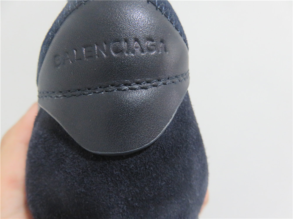 Super Perfect Balenciaga Red Sole Race Runner Sneaker Shoes Blue