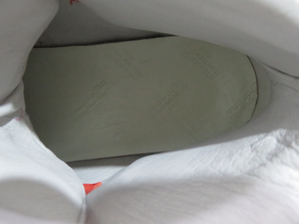Super Max Perfect Maison Margiela Nubuck Leather Red 2018