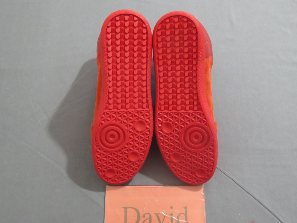 Super Max Perfect Maison Margiela Nubuck Leather Red 2018
