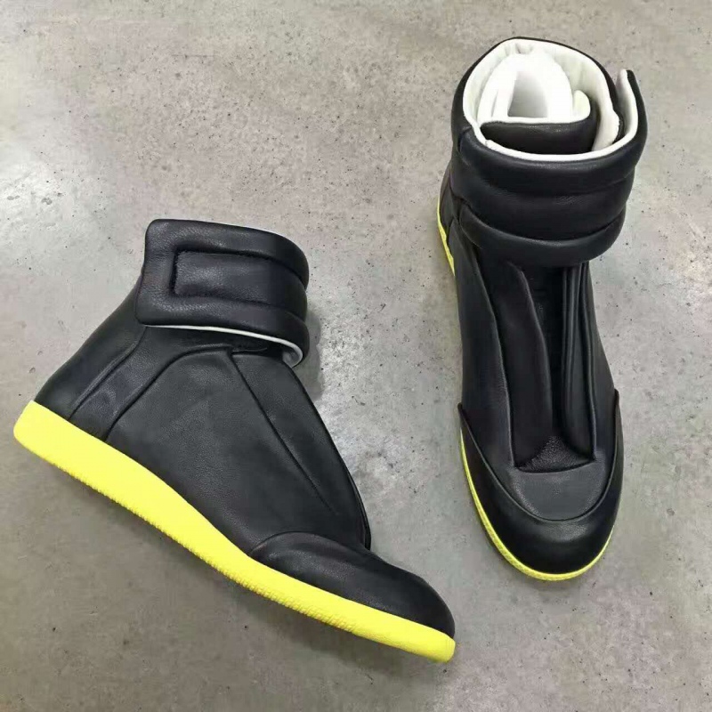 Super Max Perfect Martin Margiela High Black Yellow