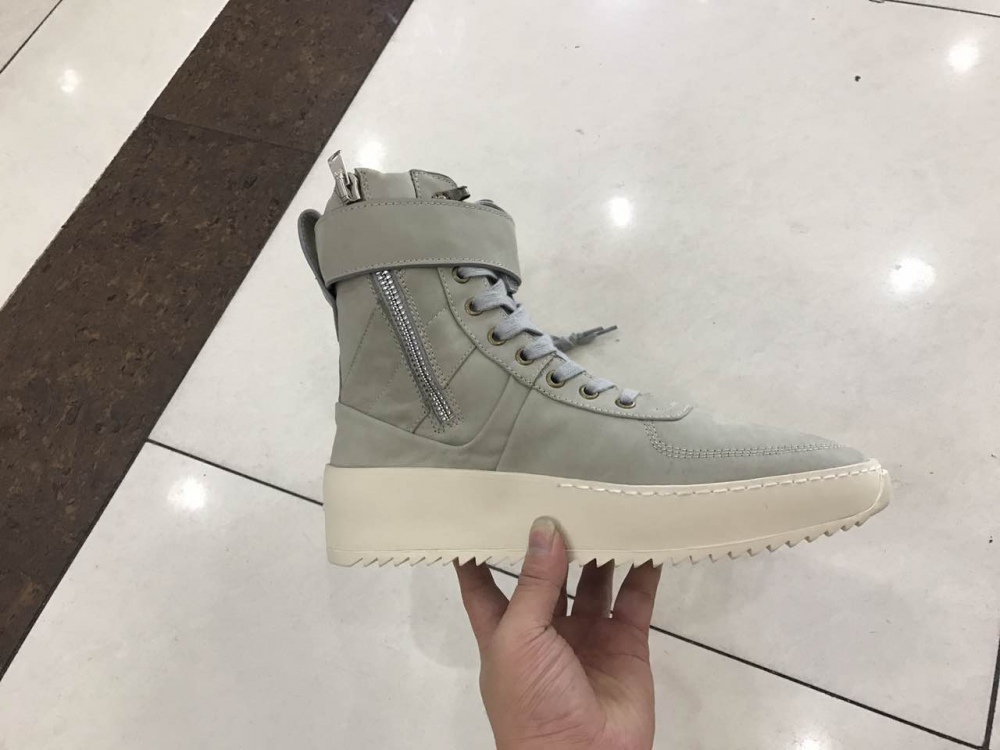 Authentic Exclusive Fear Of God Military Sneaker Boots In Money Green Fog