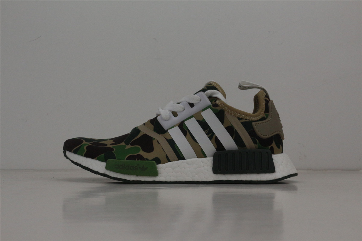 Updated Adidas Nmd_r1 Bape - Ba7326