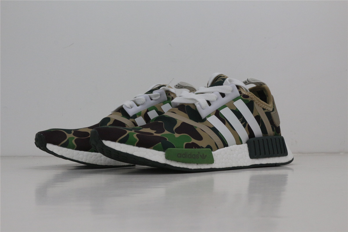 Updated Adidas Nmd_r1 Bape - Ba7326