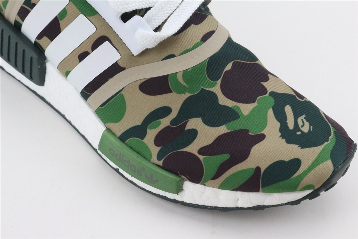 Updated Adidas Nmd_r1 Bape - Ba7326