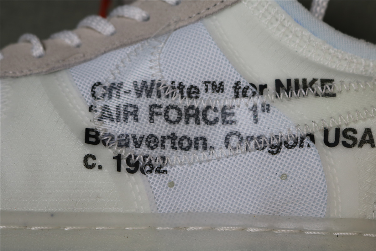 4th Off White X Nike Air Force 1 Low