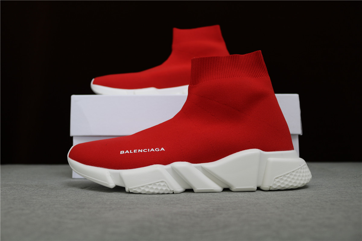 Balenciaga Speed Sock Red