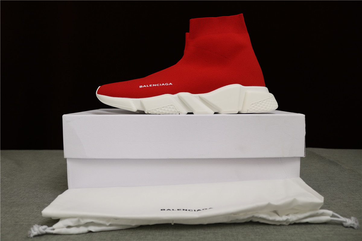 Balenciaga Speed Sock Red