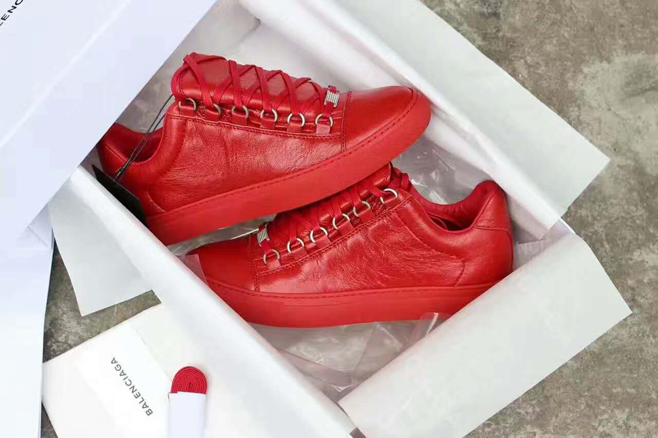 Super Perfect Blenciaga Arenas Low New Red