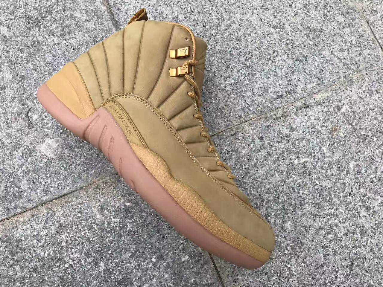 Authentic Air Jordan 12 Psny Wheat Aj12
