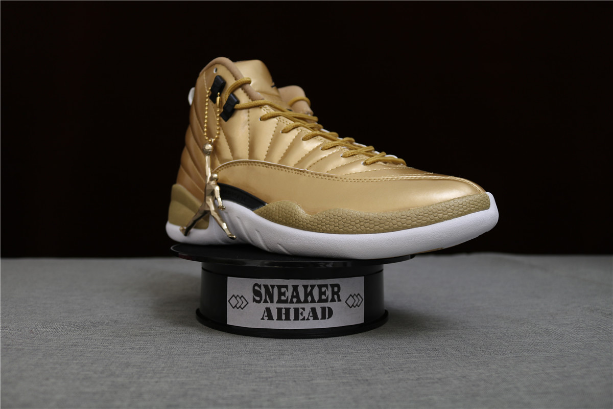 Authentic Air Jordan 12 Pinnacle Gold