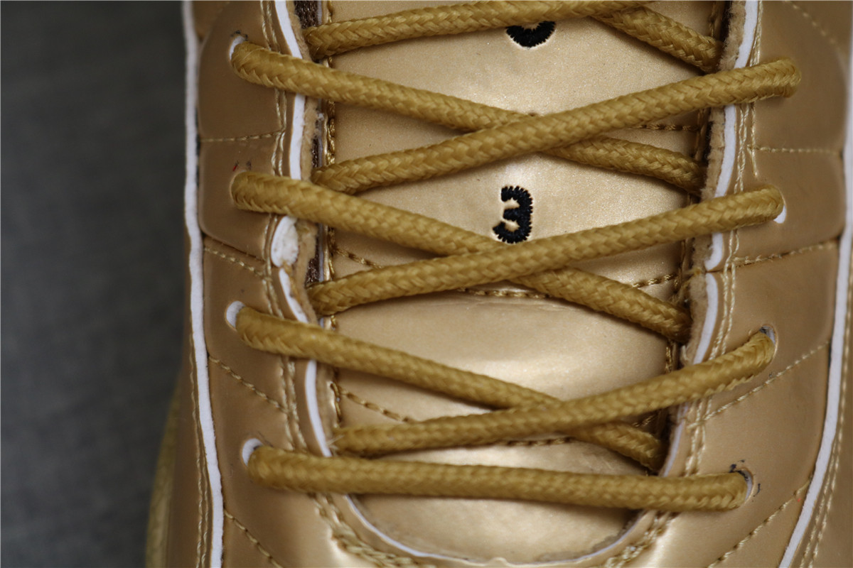 Authentic Air Jordan 12 Pinnacle Gold