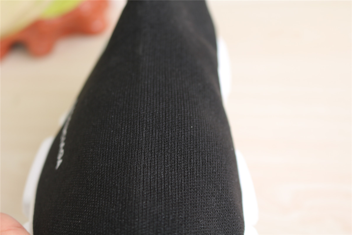 Authentic Balenciaga Speed Sock Black White