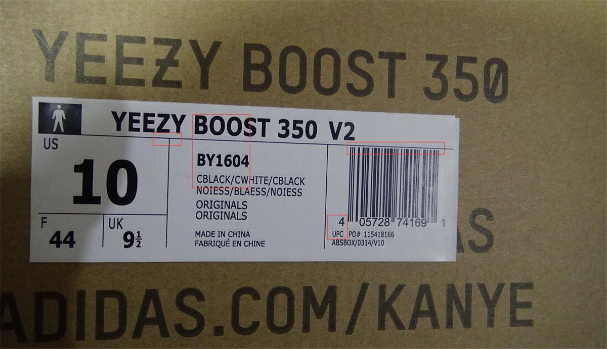 3rd Adidas Yeezy 350 V2 Boost Sply Core Black White