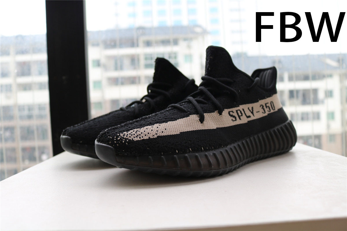 Factory Adidas Yeezy 350 V2 Boost Sply Core Black White