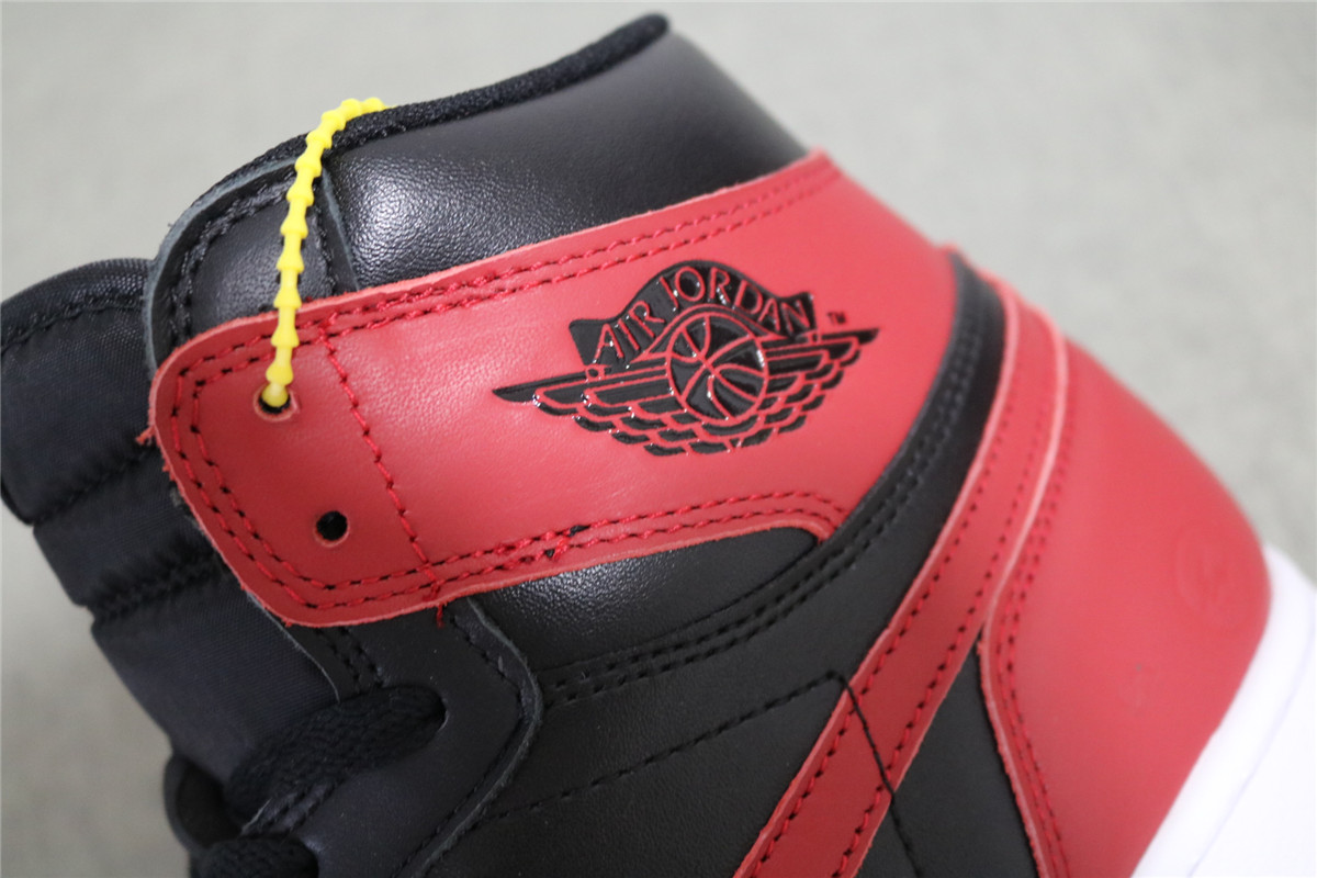 Authentic Fragment X Air Jordan 1 Bred