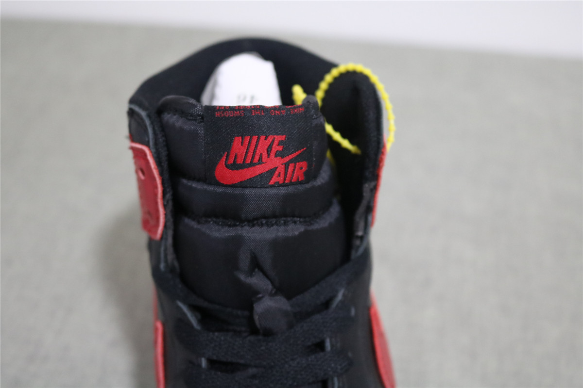 Authentic Fragment X Air Jordan 1 Bred